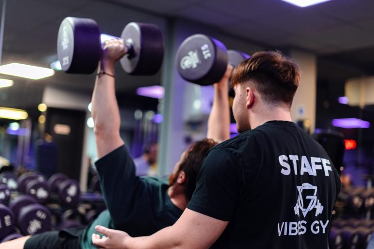Gym floor at Vibes Gym, Shefford