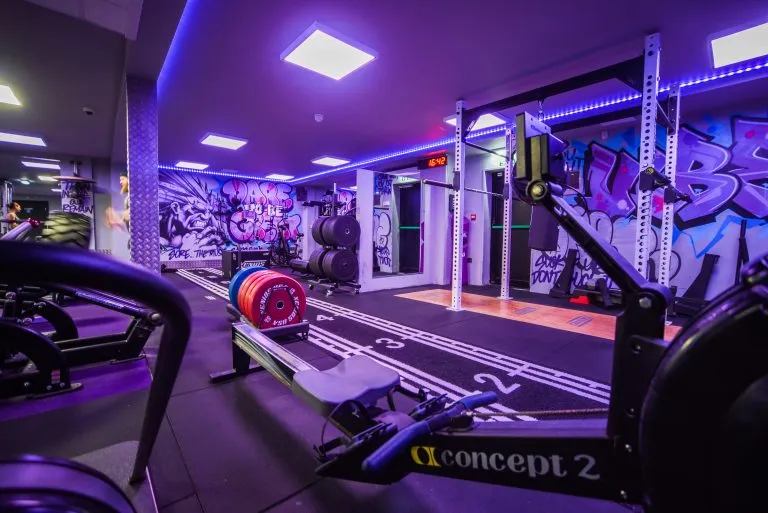 Functional training area at Vibes Gym